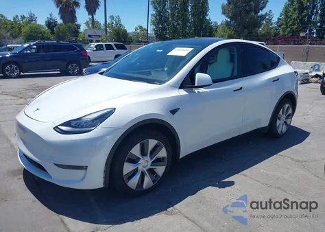 2022 Tesla Model Y Long Range Dual Motor All-Wheel Drive из США, поврежденный, VIN 7SAYGDEE2NF355158